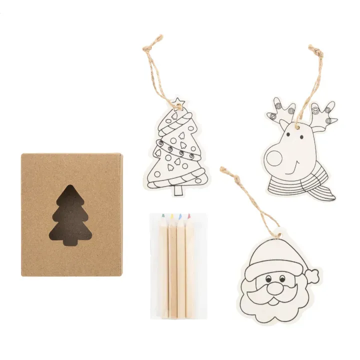 Colouring Christmas tree ornaments - AP800034 (ANDA#23)